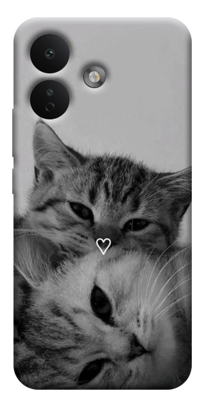 Чехол itsPrint Grey cats для Xiaomi Redmi Note 17 Pro, котики, купить оптом с доставкой