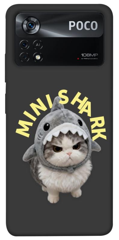 Чехол itsPrint Kitty shark для Xiaomi Poco X4 Pro 5G, животные, купить оптом с доставкой