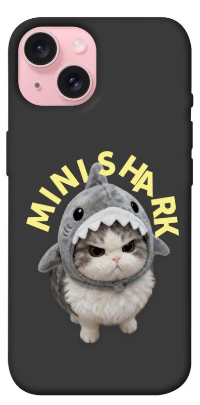 Чехол itsPrint Kitty shark для Apple iPhone 15 (6.1"), животные, купить оптом с доставкой