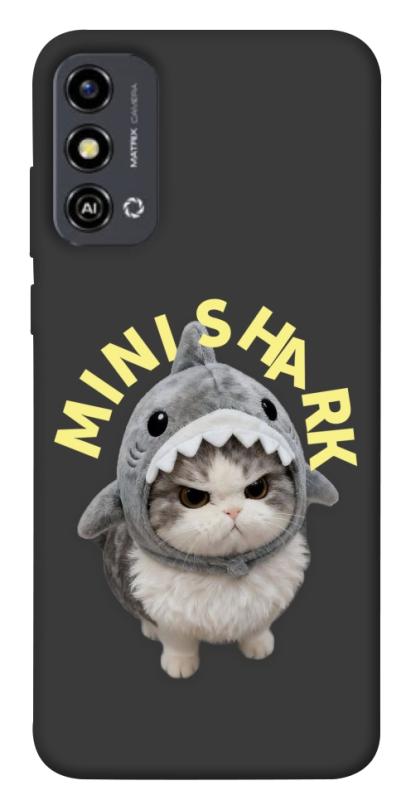 Чехол itsPrint Kitty shark для ZTE Blade A53, животные, купить оптом с доставкой