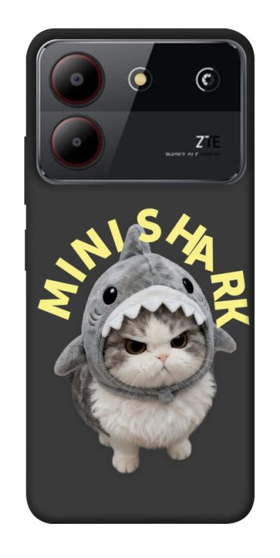Чехол itsPrint Kitty shark для ZTE Blade A54 4G, животные, купить оптом с доставкой