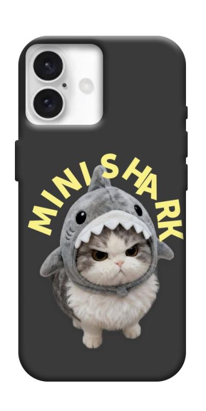Чехол itsPrint Kitty shark для Apple iPhone 16 (6.1"), животные, купить оптом с доставкой
