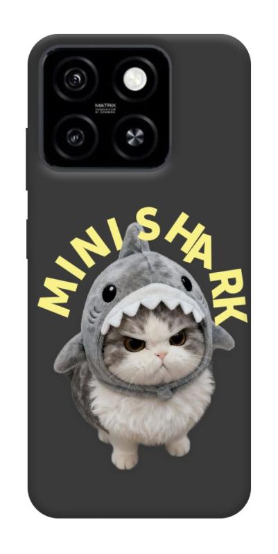 Чехол itsPrint Kitty shark для ZTE Blade A55 4G, животные, купить оптом с доставкой