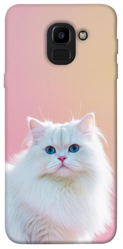 Чехол itsPrint Pastel kitty для Samsung J600F Galaxy J6 (2018), животные, купить оптом с доставкой