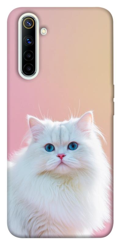 Чехол itsPrint Pastel kitty для Realme 6, животные, купить оптом с доставкой