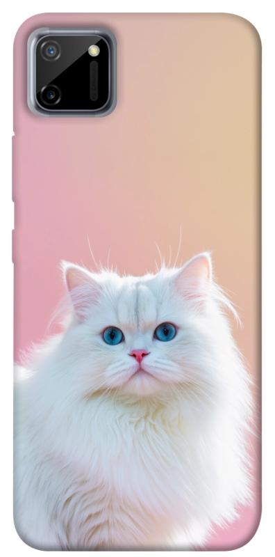 Чехол itsPrint Pastel kitty для Realme C11, животные, купить оптом с доставкой