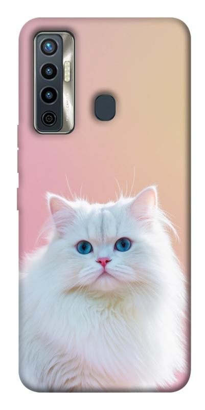 Чохол itsPrint Pastel kitty для TECNO Camon 17 Pro, тварини, купити оптом з доставкою