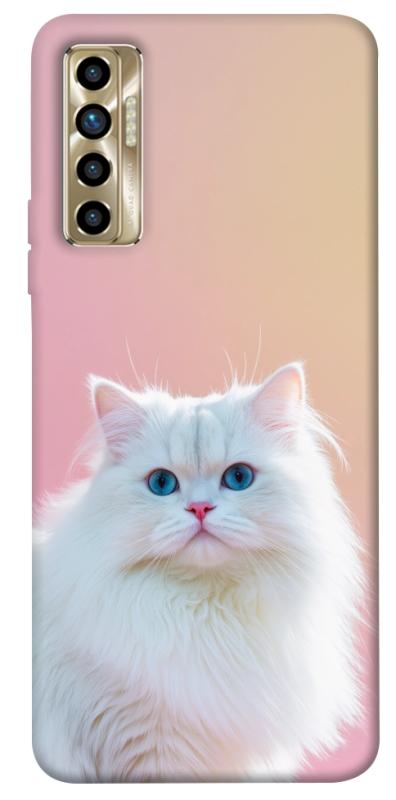 Чехол itsPrint Pastel kitty для TECNO Camon 17P, животные, купить оптом с доставкой