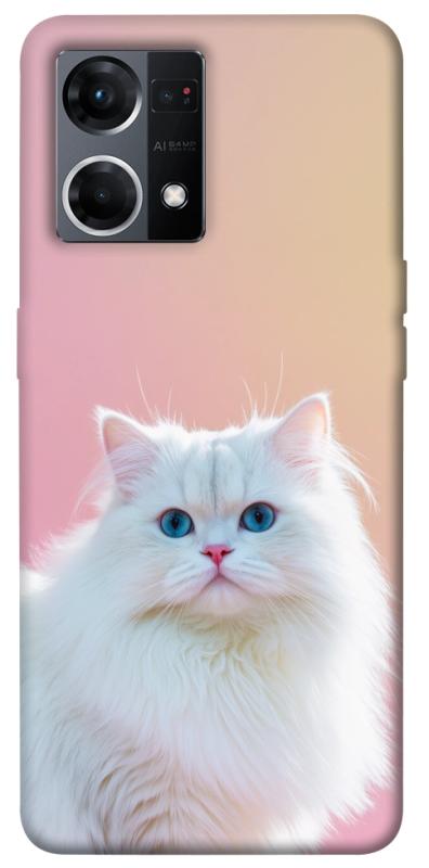 Чохол itsPrint Pastel kitty для Oppo Reno 7 4G, тварини, купити оптом з доставкою