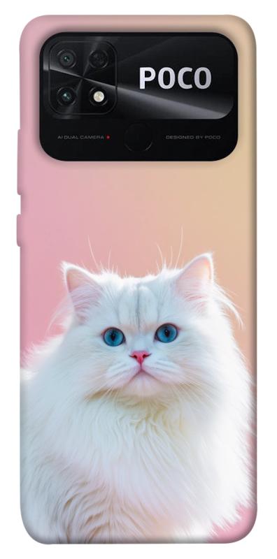 Чехол itsPrint Pastel kitty для Xiaomi Poco C40, животные, купить оптом с доставкой