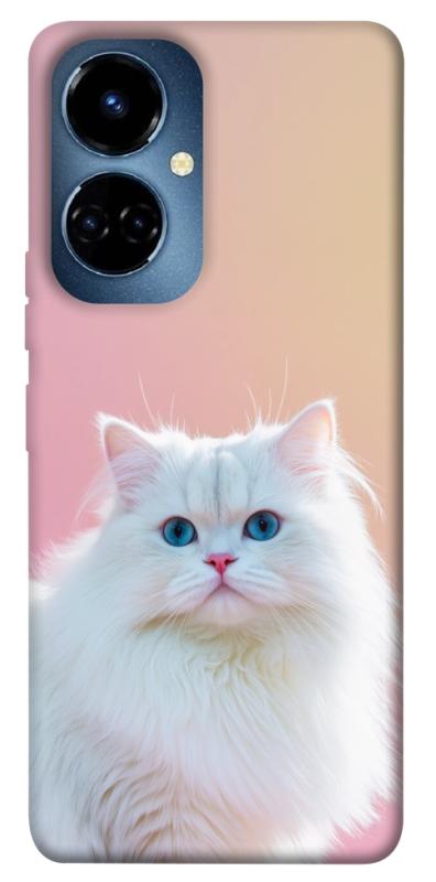 Чехол itsPrint Pastel kitty для TECNO Camon 19 (CI6n) / 19 Pro (CI8n), животные, купить оптом с доставкой