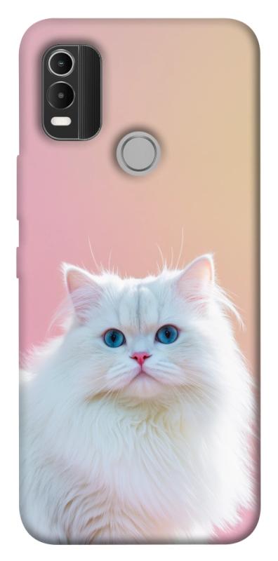 Чехол itsPrint Pastel kitty для Nokia C21 Plus, животные, купить оптом с доставкой