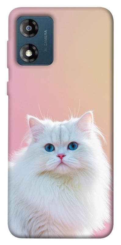Чехол itsPrint Pastel kitty для Motorola Moto E13, животные, купить оптом с доставкой