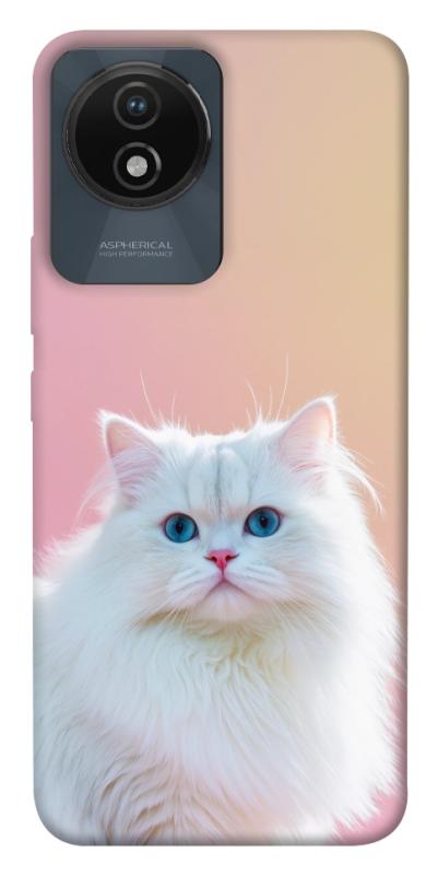 Чехол itsPrint Pastel kitty для Vivo Y02, животные, купить оптом с доставкой