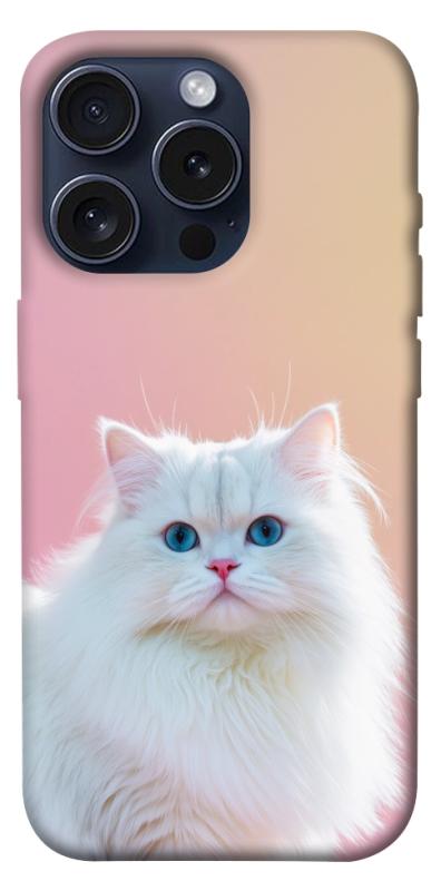 Чехол itsPrint Pastel kitty для Apple iPhone 15 Pro (6.1"), животные, купить оптом с доставкой