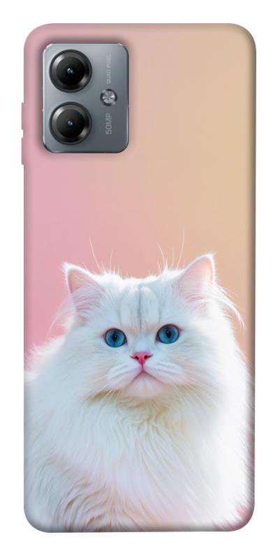 Чехол itsPrint Pastel kitty для Motorola Moto G14, животные, купить оптом с доставкой