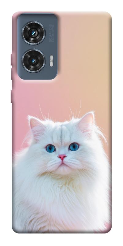 Чохол itsPrint Pastel kitty для Motorola Edge 50 Fusion, тварини, купити оптом з доставкою
