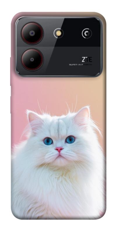 Чехол itsPrint Pastel kitty для ZTE Blade A54 4G, животные, купить оптом с доставкой