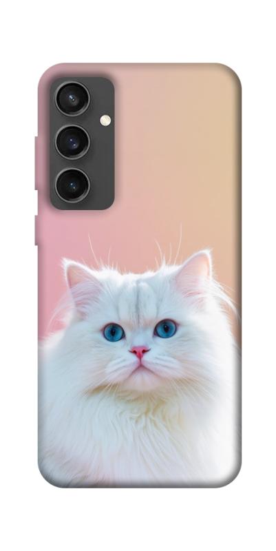 Чехол itsPrint Pastel kitty для Samsung Galaxy S24 FE, животные, купить оптом с доставкой