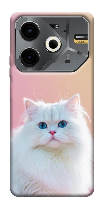 Чехол itsPrint Pastel kitty для TECNO Pova 6 Neo (LI6), животные, купить оптом с доставкой