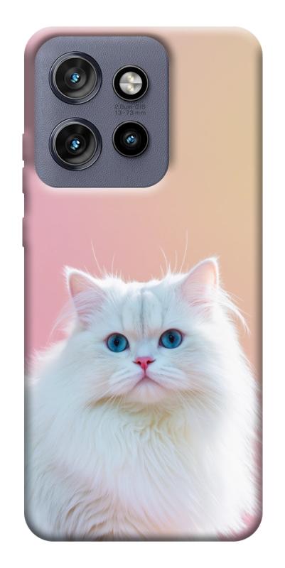 Чехол itsPrint Pastel kitty для Motorola Edge 50 Neo, животные, купить оптом с доставкой