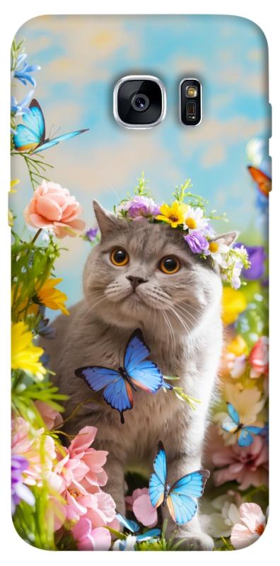 Чехол itsPrint Spring cat для Samsung G935F Galaxy S7 Edge, животные, купить оптом с доставкой