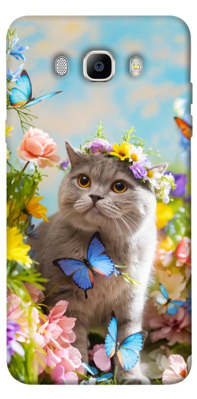 Чехол itsPrint Spring cat для Samsung J710F Galaxy J7 (2016), животные, купить оптом с доставкой