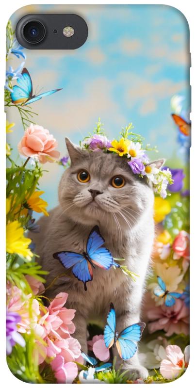 Чохол itsPrint Spring cat для Apple iPhone 7 / 8 (4.7"), тварини, купити оптом з доставкою