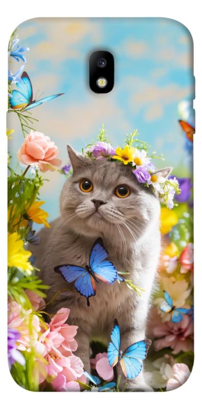 Чехол itsPrint Spring cat для Samsung J730 Galaxy J7 (2017), животные, купить оптом с доставкой