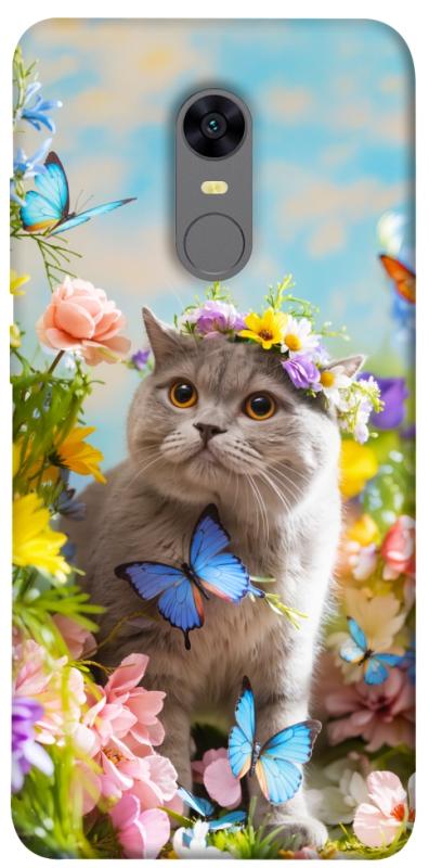 Чехол itsPrint Spring cat для Xiaomi Redmi 5 Plus / Redmi Note 5 (Single Camera), животные, купить оптом с доставкой