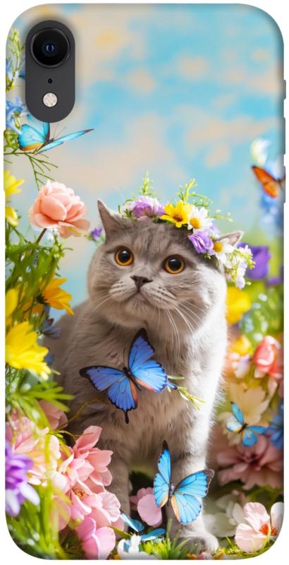Чехол itsPrint Spring cat для Apple iPhone XR (6.1"), животные, купить оптом с доставкой
