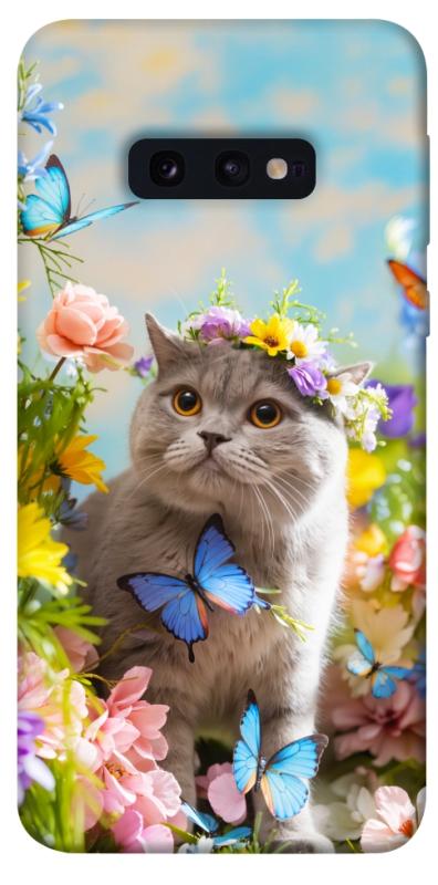 Чехол itsPrint Spring cat для Samsung Galaxy S10e, животные, купить оптом с доставкой