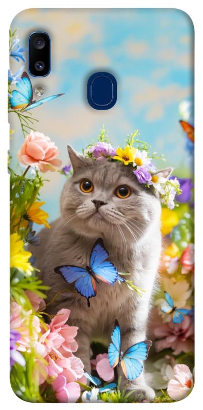 Чохол itsPrint Spring cat для Samsung Galaxy A20 / A30, тварини, купити оптом з доставкою
