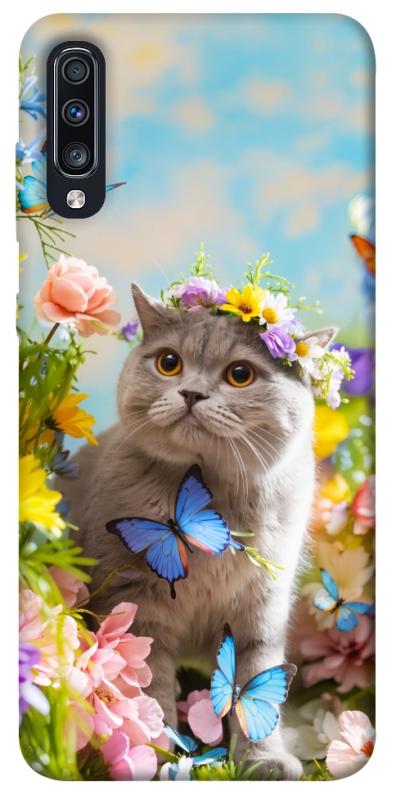 Чехол itsPrint Spring cat для Samsung Galaxy A70 (A705F), животные, купить оптом с доставкой