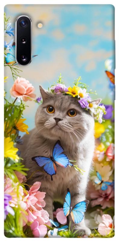 Чохол itsPrint Spring cat для Samsung Galaxy Note 10, тварини, купити оптом з доставкою