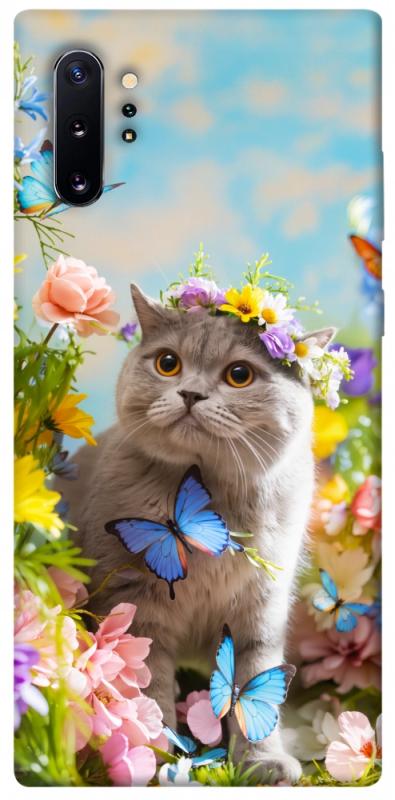 Чохол itsPrint Spring cat для Samsung Galaxy Note 10 Plus, тварини, купити оптом з доставкою