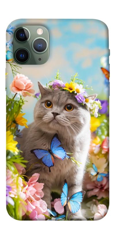 Чехол itsPrint Spring cat для Apple iPhone 11 Pro (5.8"), животные, купить оптом с доставкой