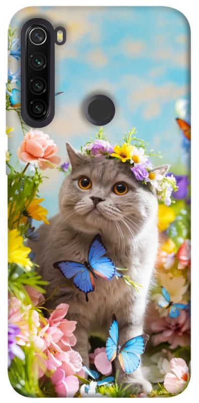 Чохол itsPrint Spring cat для Xiaomi Redmi Note 8T, тварини, купити оптом з доставкою