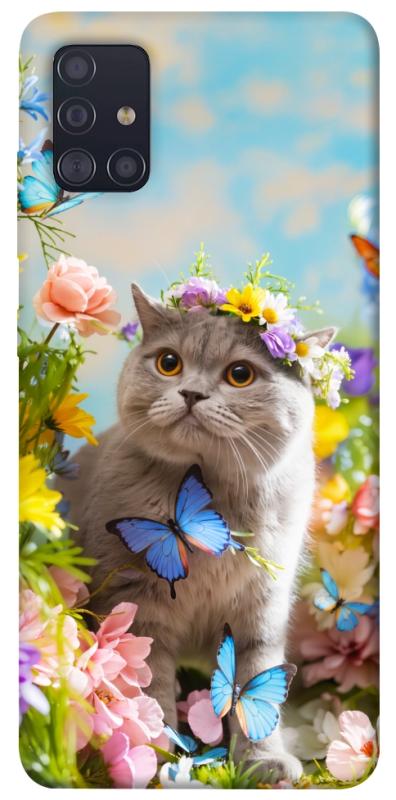 Чехол itsPrint Spring cat для Samsung Galaxy A51, животные, купить оптом с доставкой