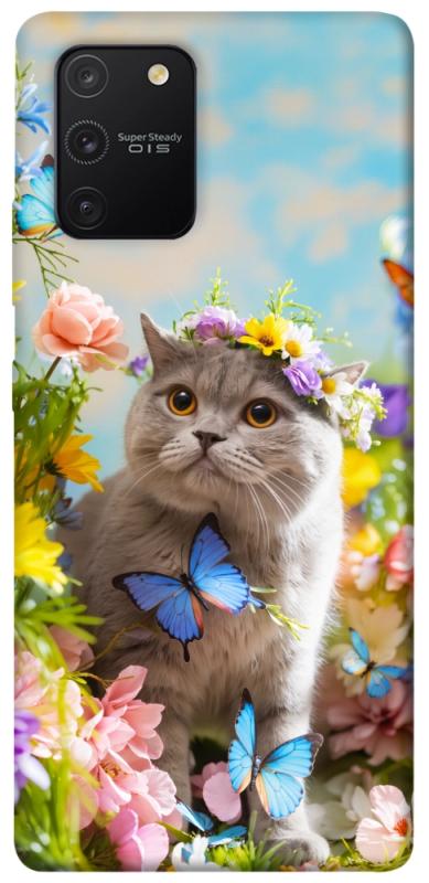 Чехол itsPrint Spring cat для Samsung Galaxy S10 Lite, животные, купить оптом с доставкой