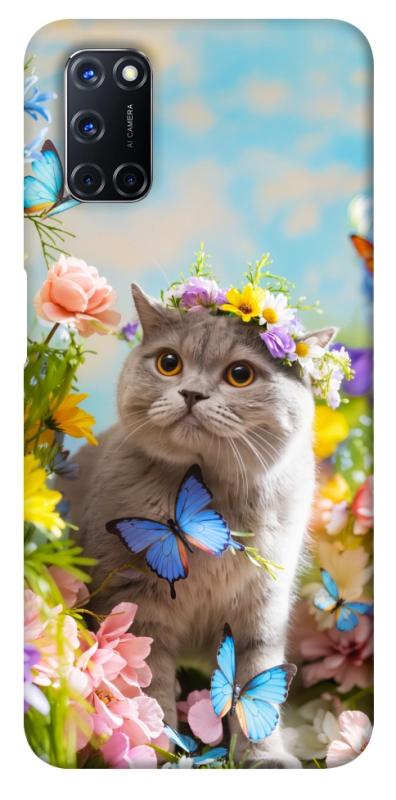 Чохол itsPrint Spring cat для Oppo A52 / A72 / A92, тварини, купити оптом з доставкою