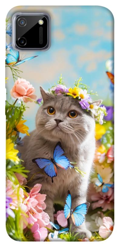 Чехол itsPrint Spring cat для Realme C11, животные, купить оптом с доставкой