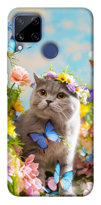 Чехол itsPrint Spring cat для Realme C15, животные, купить оптом с доставкой