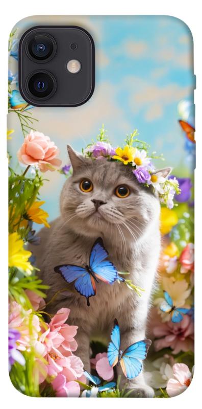 Чехол itsPrint Spring cat для Apple iPhone 12 Pro (6.1"), животные, купить оптом с доставкой