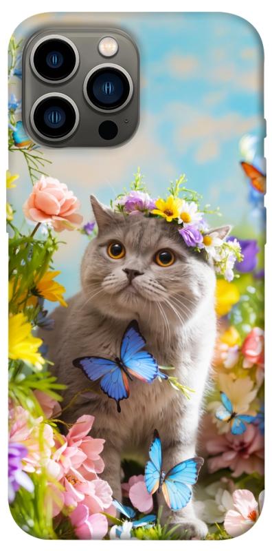 Чехол itsPrint Spring cat для Apple iPhone 12 Pro Max (6.7"), животные, купить оптом с доставкой
