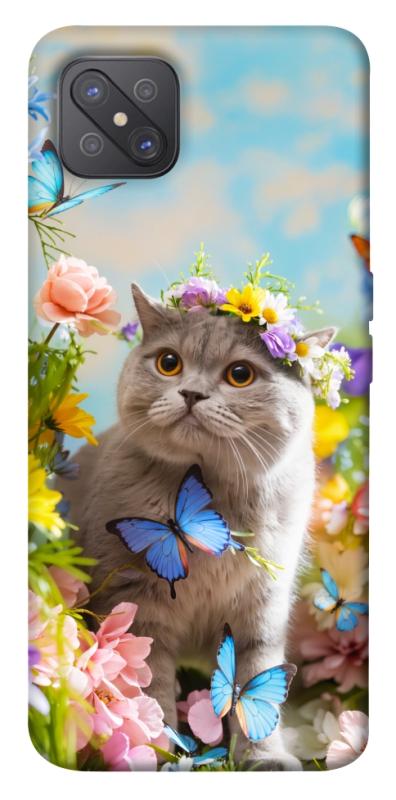 Чехол itsPrint Spring cat для Oppo A92s, животные, купить оптом с доставкой