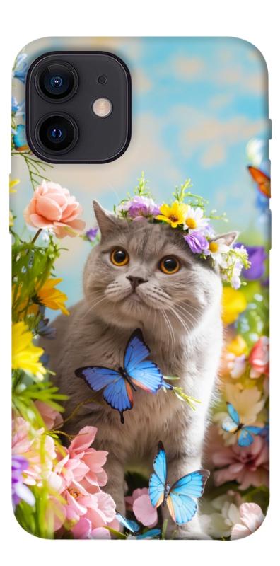 Чохол itsPrint Spring cat для Apple iPhone 12 mini (5.4"), тварини, купити оптом з доставкою