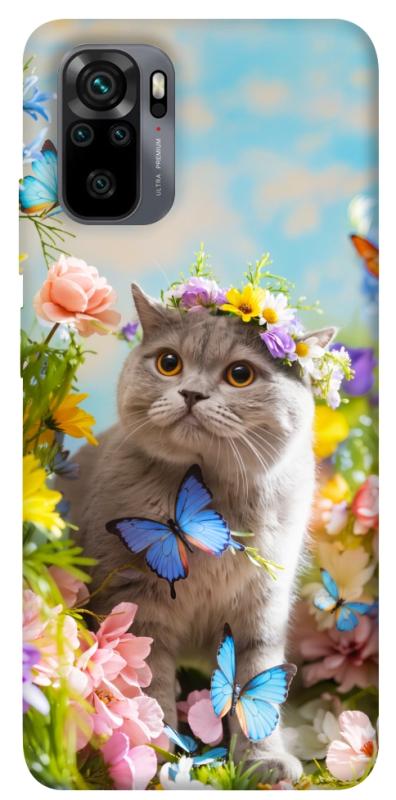 Чехол itsPrint Spring cat для Xiaomi Redmi Note 10 / Note 10s, животные, купить оптом с доставкой