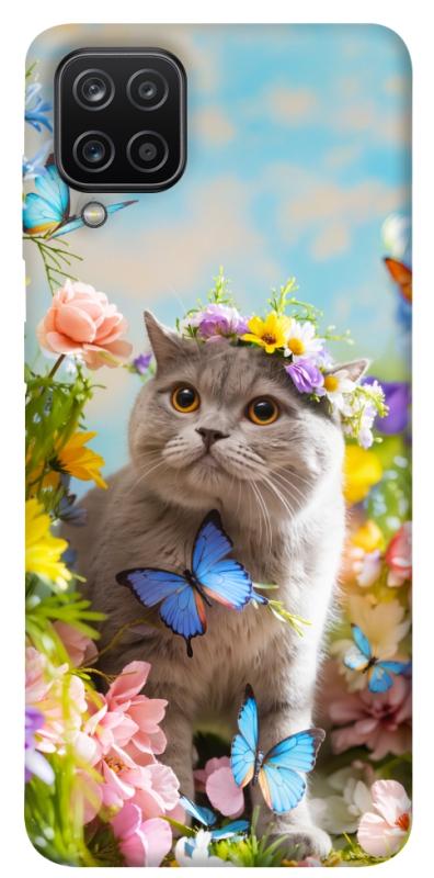 Чехол itsPrint Spring cat для Samsung Galaxy A12, животные, купить оптом с доставкой