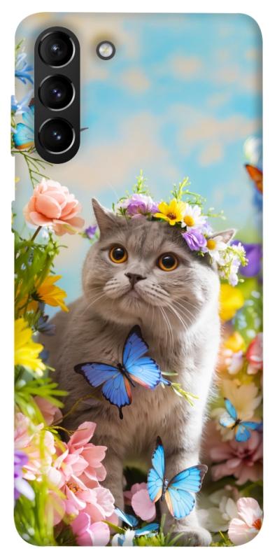 Чохол itsPrint Spring cat для Samsung Galaxy S21+, тварини, купити оптом з доставкою